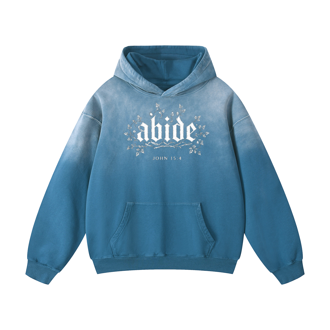 Oversized Sunfade thorn abide hoodie