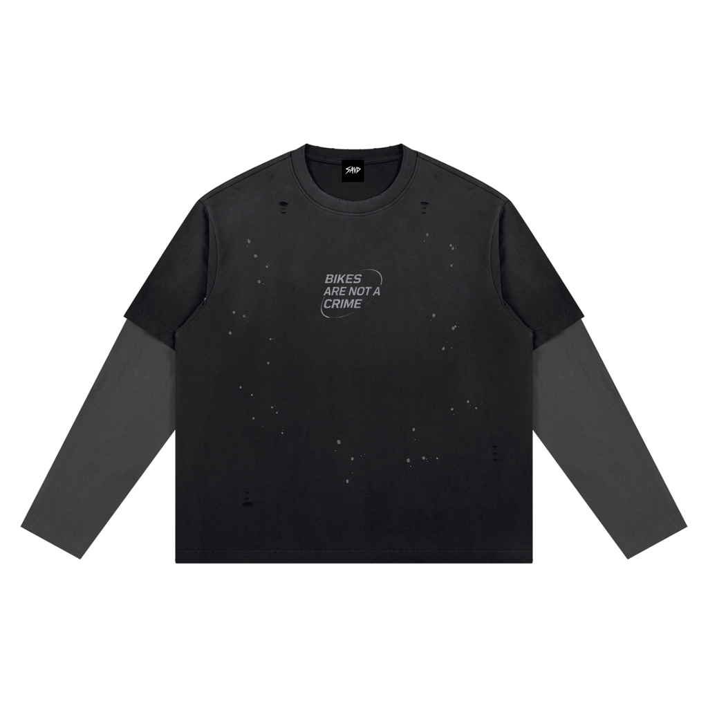 Bikes are not a crime long sleeve