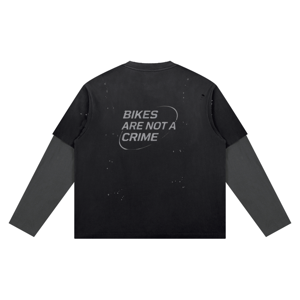 Bikes are not a crime long sleeve